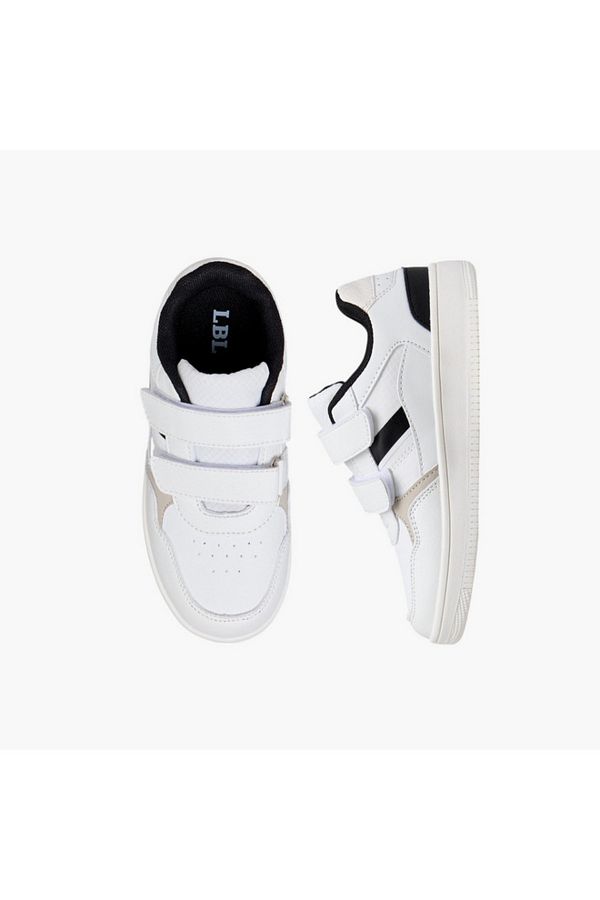 LBL by Shoexpress-LBL by Shoexpress Panelled Sneakers with Hook and Loop Closure 1