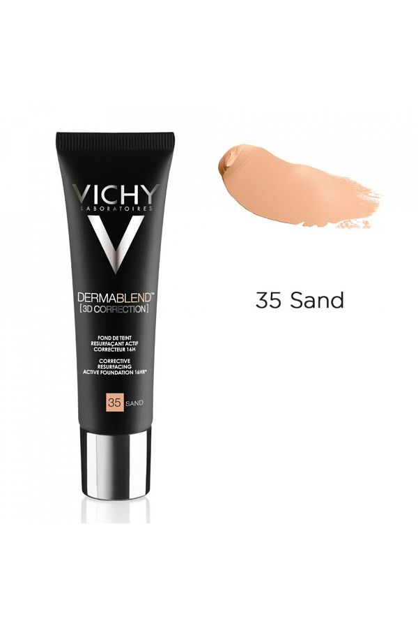 Vichy-Vichy Dermablend 3D Correction Foundation – Shade 35, SPF25, 16H Smoothing Coverage, 30ml 1
