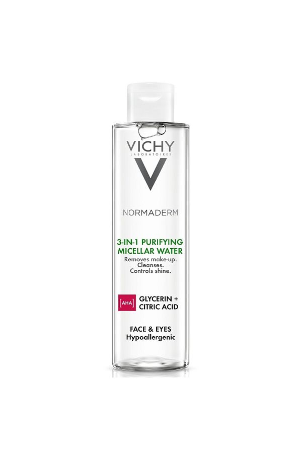 Vichy-Vichy Normaderm 3-in-1 Micellar Solution – For Sensitive, Imperfection-Prone Skin, 200ml 1