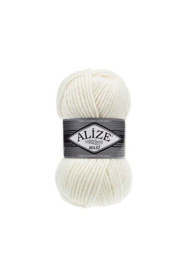 Alize-Alize Superlana Maxi Yarn, Color No. 62, 3 spools 1