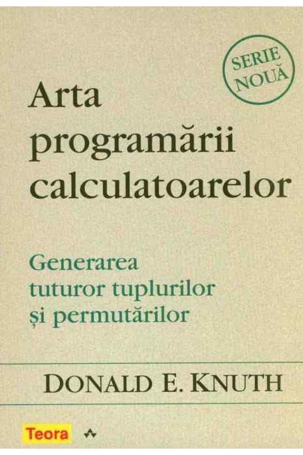 Editura Teora-Arta programarii calculatoarelor. Generarea tuturo 1