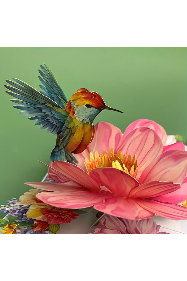 Choice-L 6699 1pc Pop-up 3D Greeting Card with Envelope, Perfect for Birthdays, Anniversaries, Mother'S Day 1
