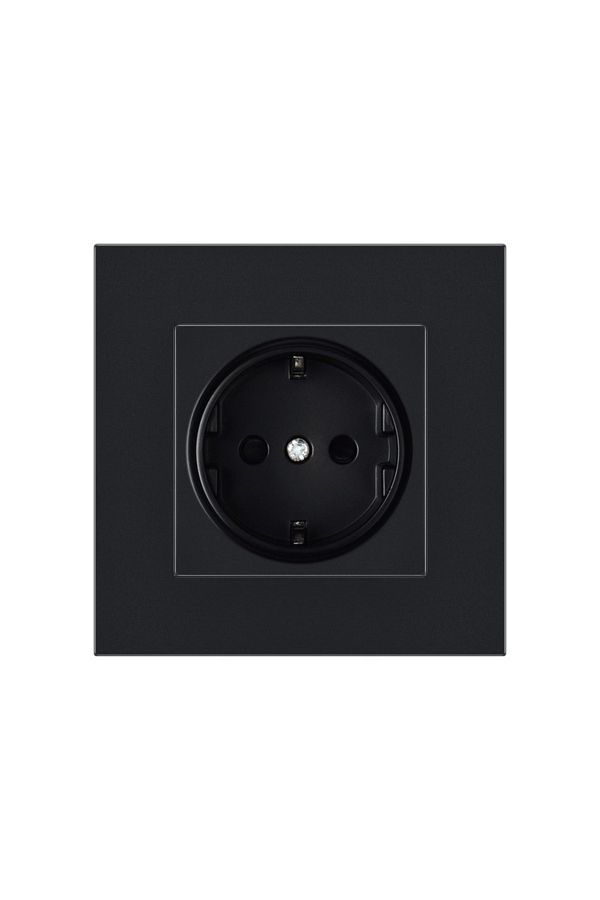 TECHSTAR-® Pc1 Socket, Single, Black Color, Polycarbonate, 16a 1