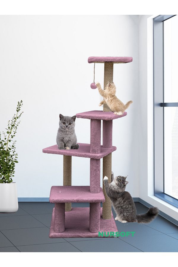 Nursoft-Premium Scratching Board Multi-Layer Long Size Large Size Cat Seat Scratching Protector 1