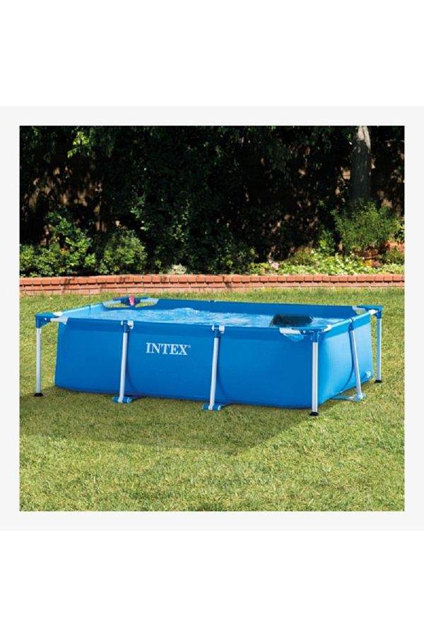 Intex-Rectangular Frame Pool Blue 2282 Liter 1