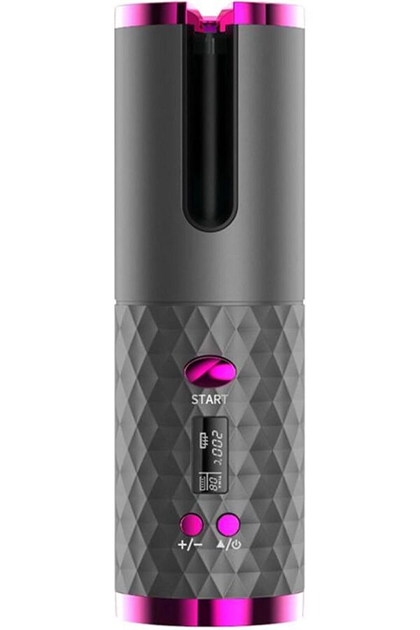 COOYA-Cordless Auto Hair Curler, with LCD Display,Adjustable Temperature & Timer, for Hair Styling Medium 1