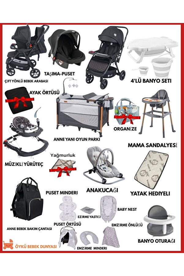 ÖYKÜ BEBEK DUNYASI Tweeter Yeni Doğan Bebek Çeyiz Seti (26 Parça ) Doğumdan İtibaren Bebeğiniz İçin Gerekli Olan Herşey