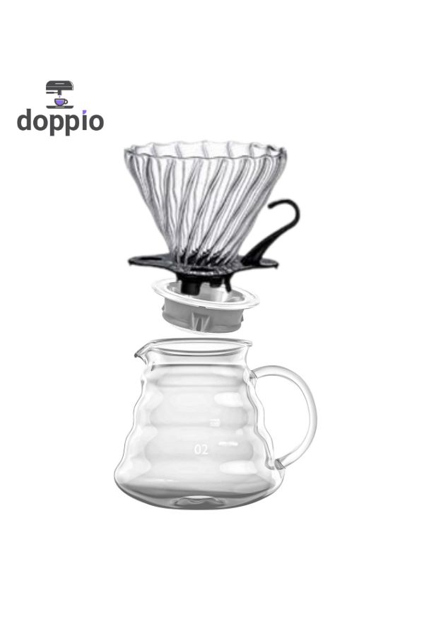 DOPPİO-Doppio v60 Dripper and Server Set for v60 Lovers V02 1