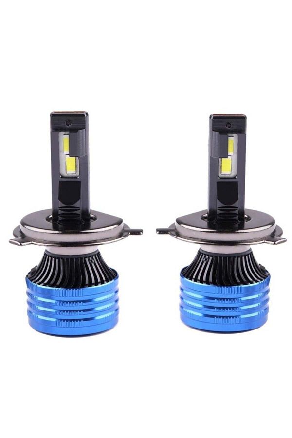 TECHSTAR-Set of 2 Techstar® P41 Auto LEDs, H4, 100w, 16000 Lumens, 6500K, AUTO, 12-24 Volts, CSP, Canbus, Cop 1