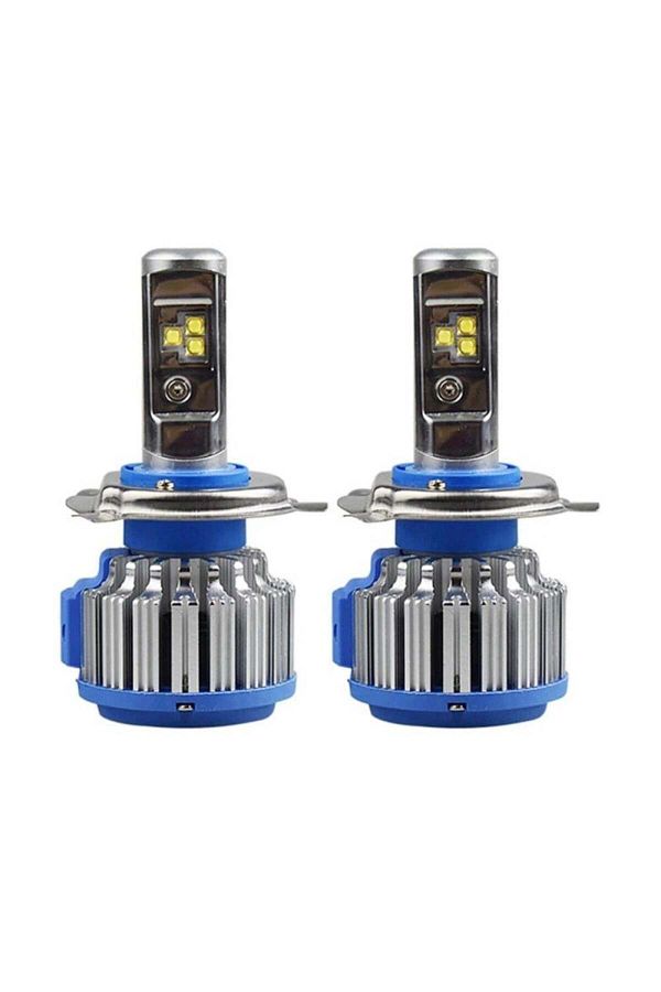 TECHSTAR-Set of 2 Techstar® T1 Auto LEDs, H4, 40w, 9000 Lumens, 6000K, AUTO, 12-24 Volts, CREE, Canbus, Alumi 1