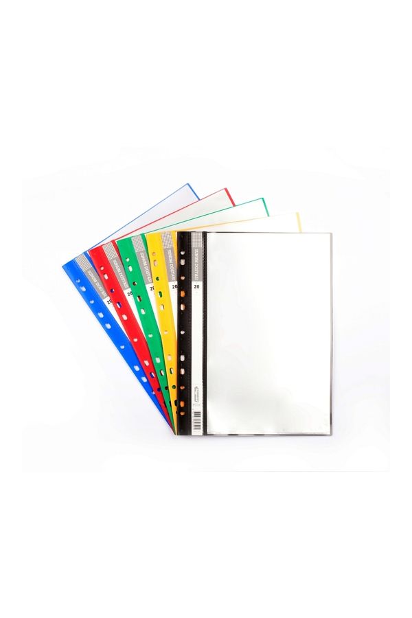 Bigpoint-Presentation File, 20 Sheets, 5 Pack, A4, 5 Colors, Durable Pp 1