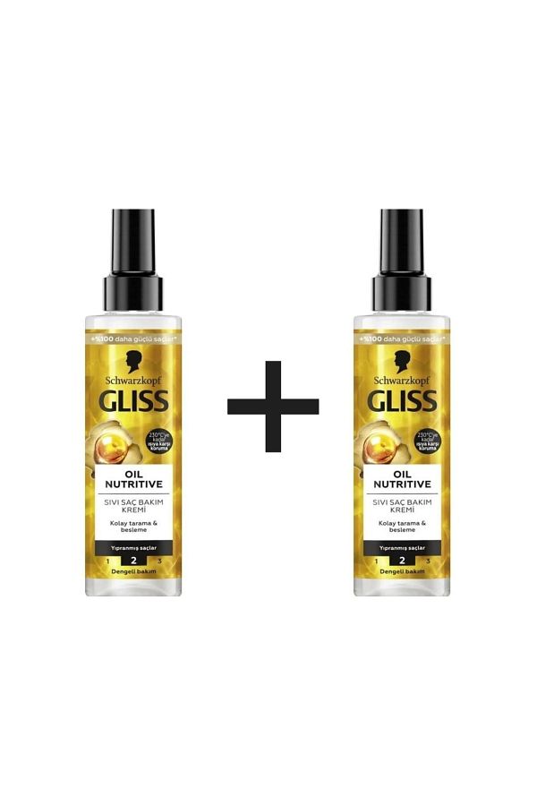 Gliss-Ultimate Oil Elixir Liquid Conditioner 200 ml x 2 Packs 1