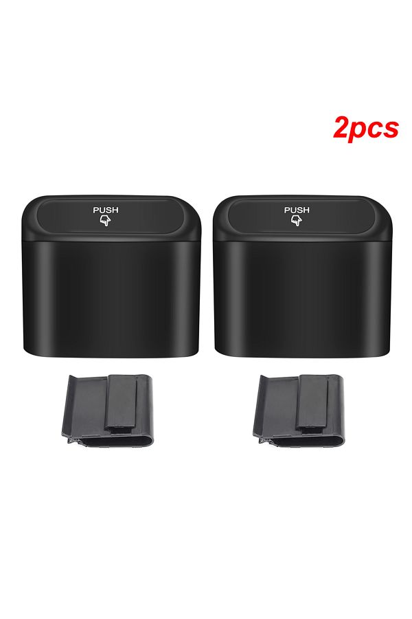 Choice-500ml-1l Each 2pcs 1l Car Interior Storage Case Trash Bin Push Can Mini Tray Dustbin Garbage Box Doo 1