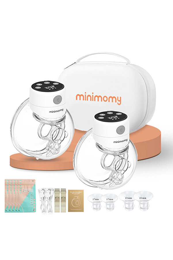 minimomy Giyilebilir Elektrikli Göğüs Pompası -sessiz-kablosuz-usb Şarj Edilebilir- Süt Pompası,bpa Içermez