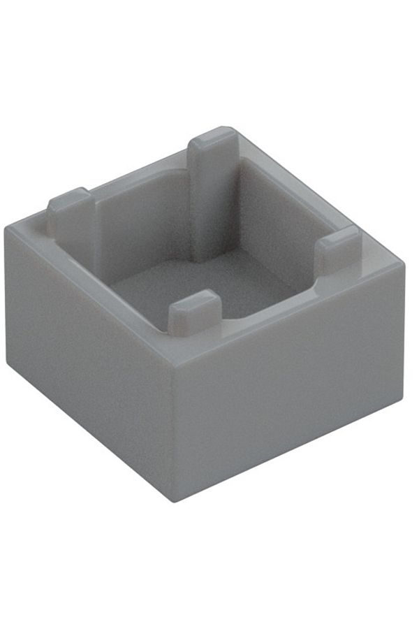 LEGO-Accessory Moc Custom Container Box 2 X 2 X 1 Light Gray Small Case Crate 2 Pieces Will Be Sent 1