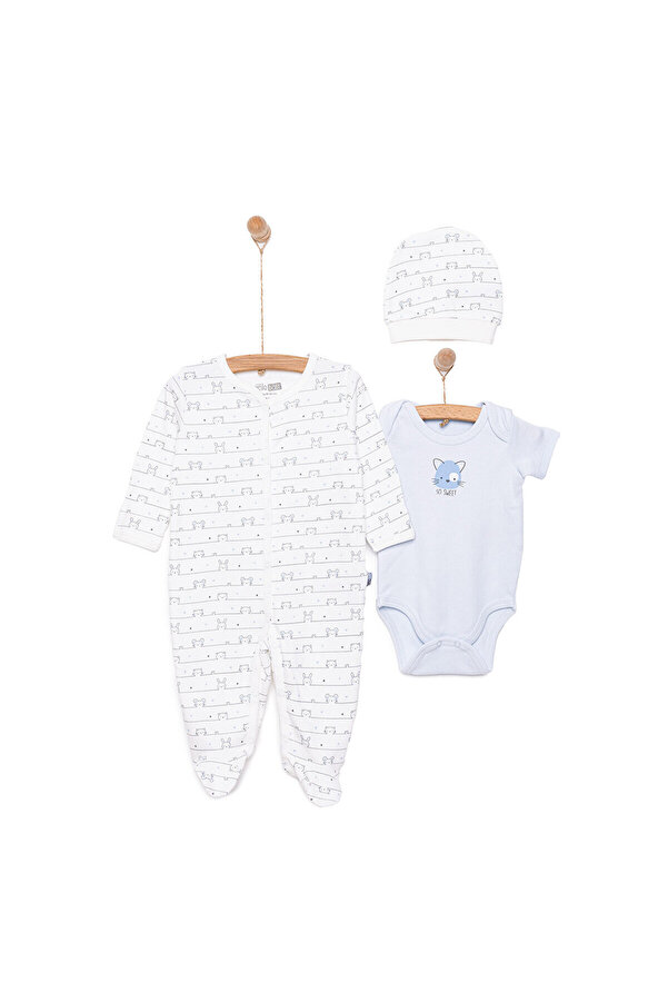 ebebek Hello Baby HelloBaby Yenidoğan Tulum-Body-Şapka