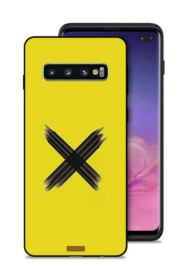 Tolwak-Samsung Galaxy S10 Plus Protective Case Cover X Pattern 1