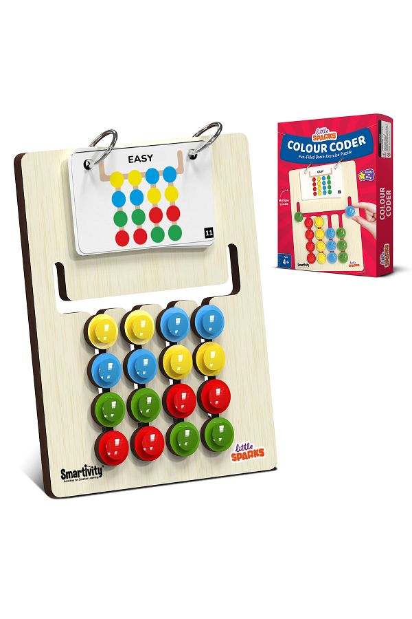 Smartivity-Kids Montessori Slide Puzzle Game IColor & Pattern Matching Learning Toys for Kids 1