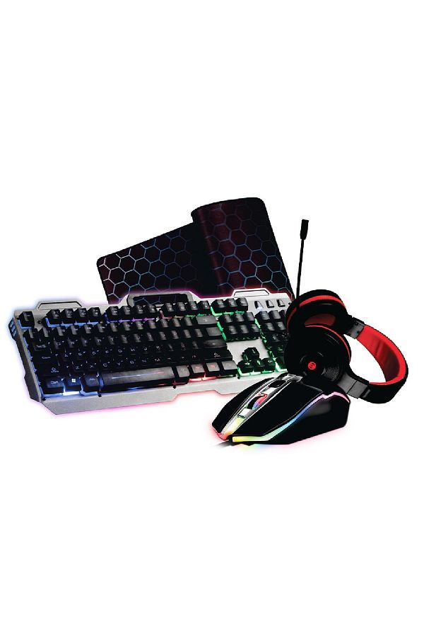 Microdigit-This combo typically includes a gaming keyboard, mouse, headset, and often a mousepad. 1