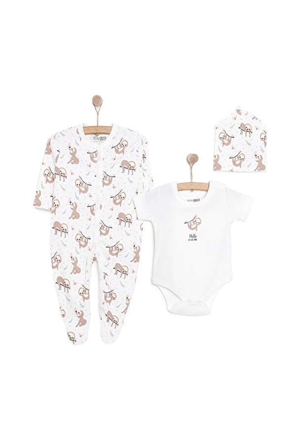 ebebek Hello Baby HelloBaby Yenidoğan Tulum-Body-Şapka