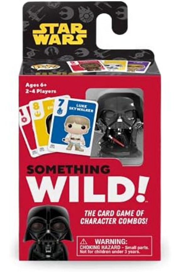 Funko-Something Wild Family Card Game, Includes Mini POP - Star Wars Darth Vader 1