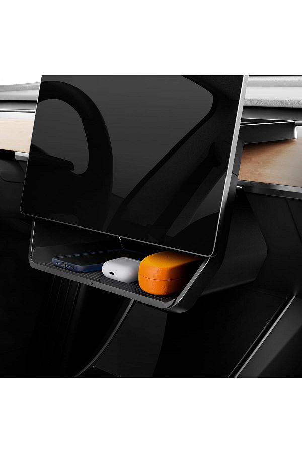 Spigen-Spigen Tesla Model 3 2021-2023 and Model Y Under Screen Centre Console Storage - Black Edition 1
