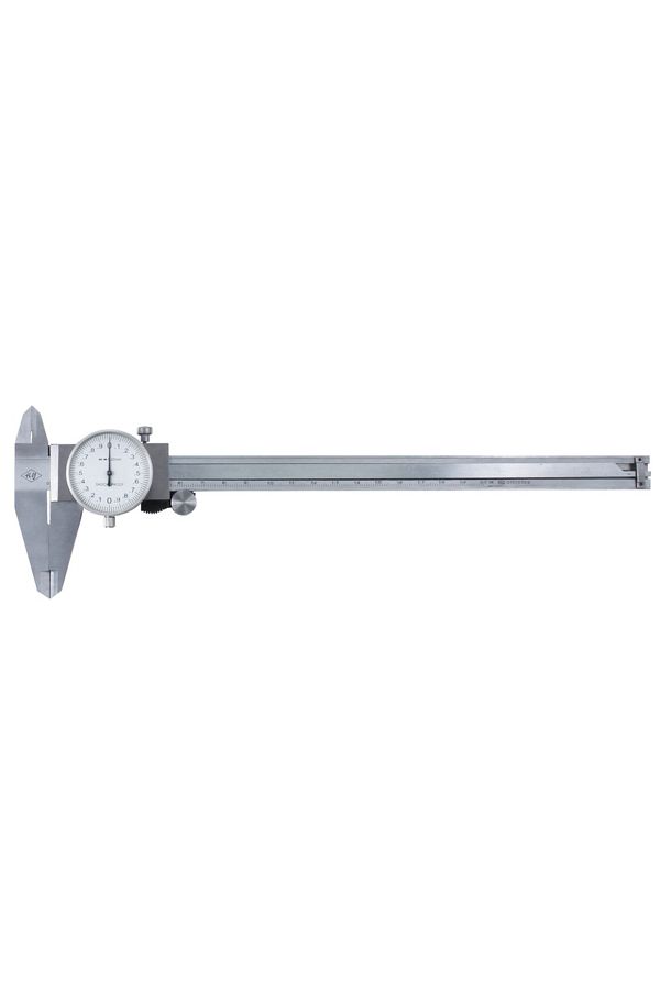 flores-Mechanical caliper with clock, measuring range 0 - 200 mm, L-200 1