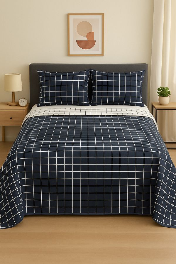 Ceyizza-Fulya Double Sided Quilted Bedspread Set - Double 1