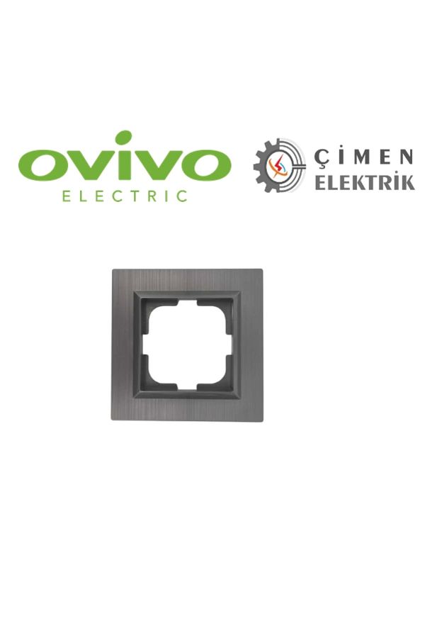 Emper-Inox single frame quantum - compatible frame for socket and switch 1