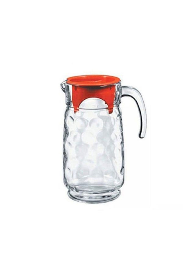 Paşabahçe-Carafe with Plastic Lid Pasabahce Rings, 1.7 L, Glass 1