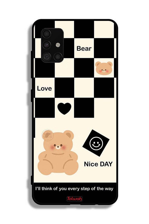Tolwak-Samsung Galaxy A51 4G Protective Case Cover I Will Think Of You Every Step Of The Way 1