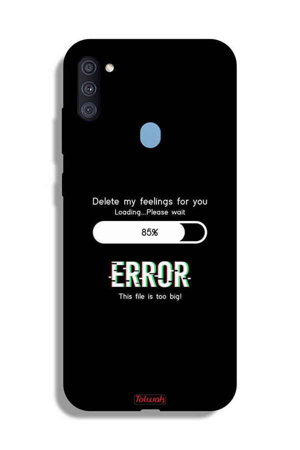 Tolwak-Samsung Galaxy A11 Protective Case Cover Delete My Feelings For You 1