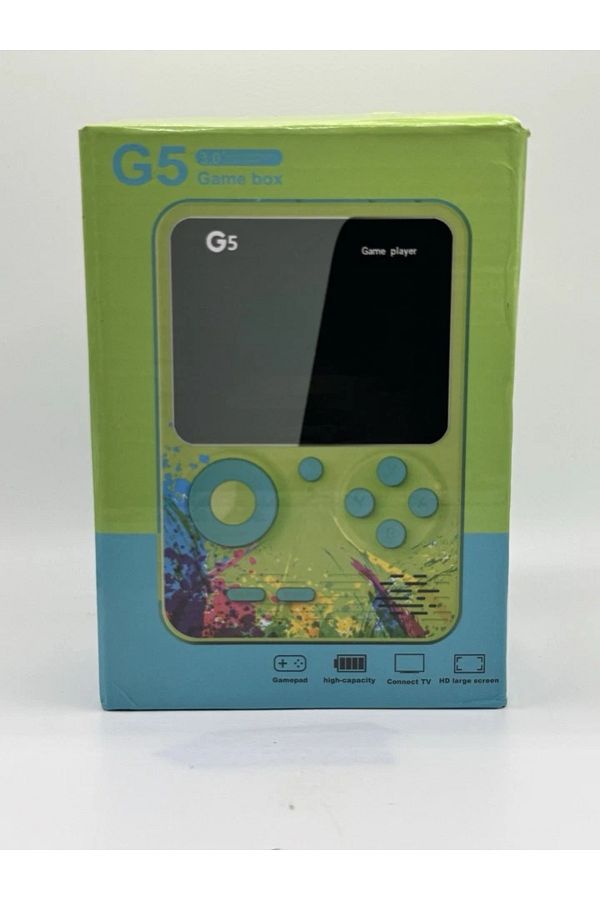 Gamebox-G5 Handheld Game Box Player 500 Retro Games 3" Screen Mario Bros Tetris More NIB 1