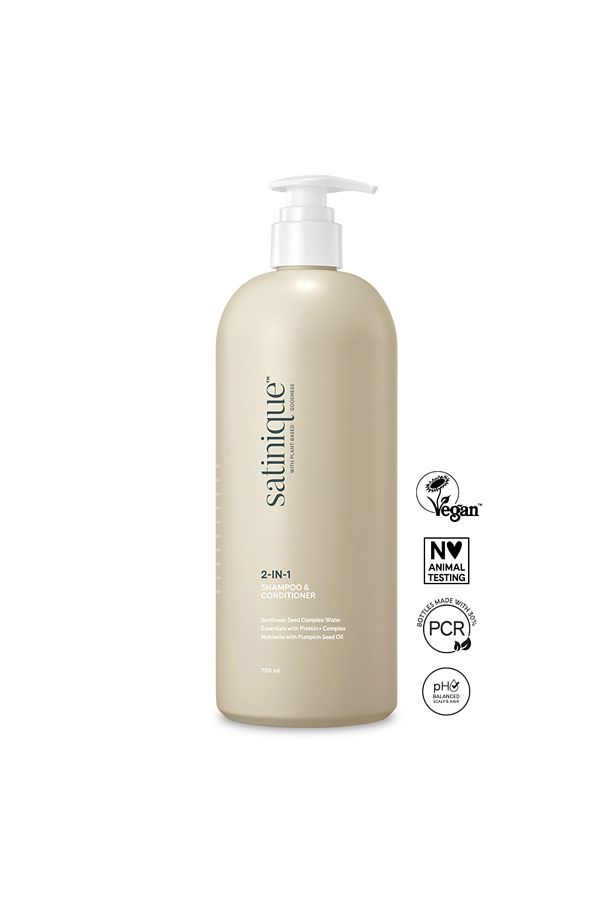 Satinique-Paraben, Silicone and Artificial Colorant Free 2 in 1 Shampoo and Conditioner 750ml 1