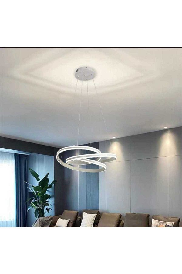 edc-LED chandelier with 2.4G wifi remote control, light/cold/warm/neutral, adjustable intensity 1