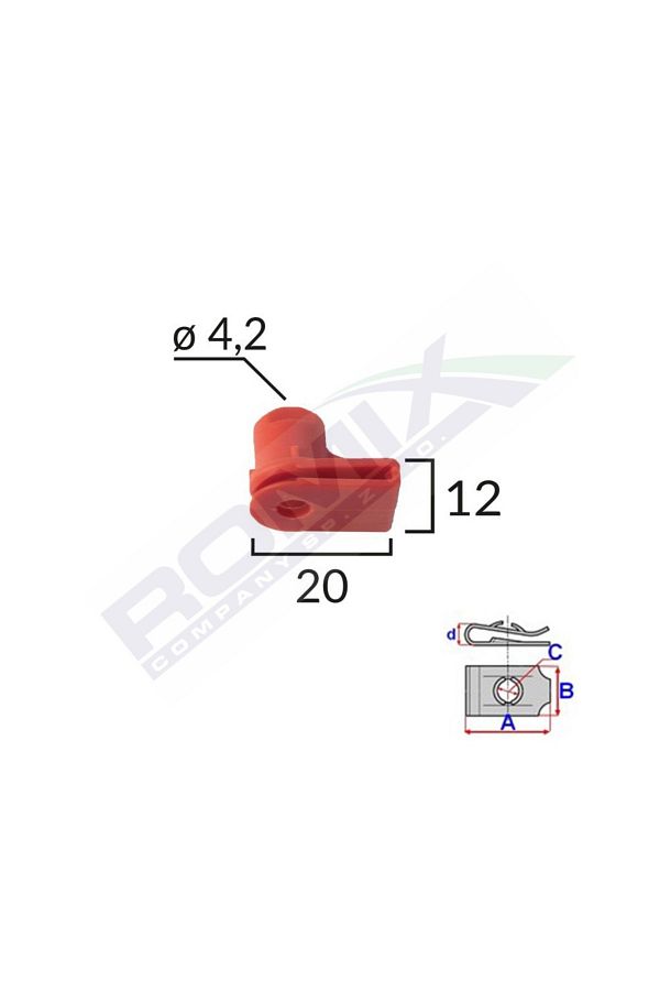 ROMİX-Clips Capac Pentru Opel/Bmw Set 10 Buc 1