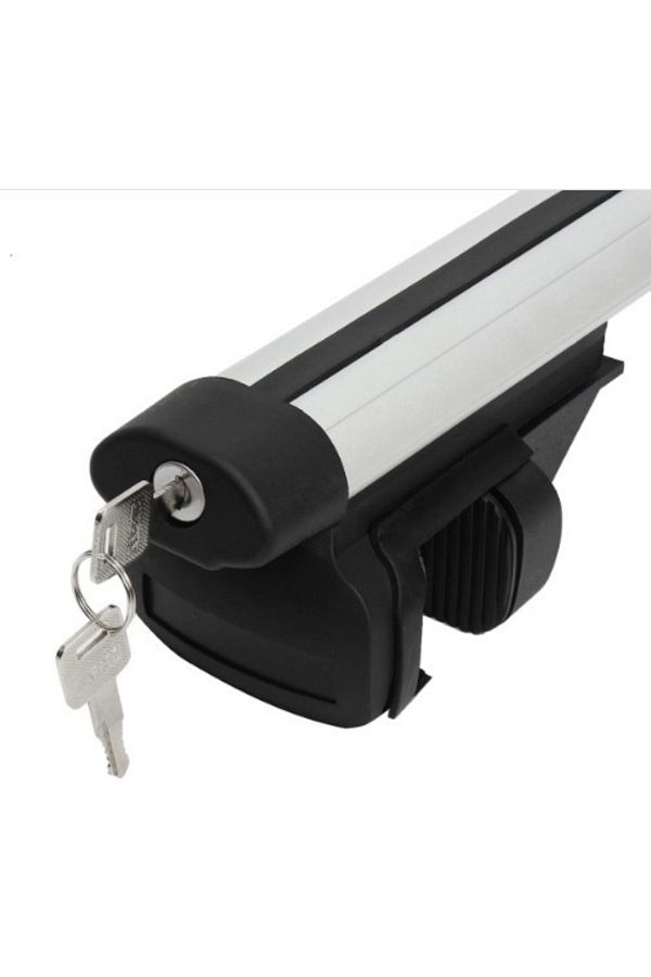CED AUTO TRADE-Set 2 Bare portbagaj auto din aluminiu lungime totala 135 cm, deschidere 125 cm 1