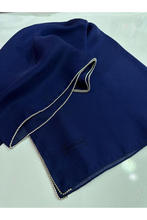 MOD-EXX-Diamond Shawl with Cyan Stone Detail 1