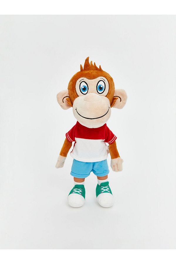 LC Waikiki-Nostalgic Monkey Figured Plush Toy 1