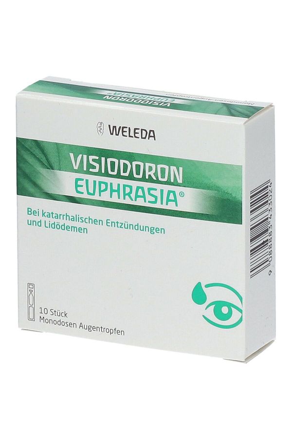 Weleda-Eye Drops, Weleda, Euphrasia D3, Against Irritated Eyes and Allergies, 10x 0.4 ml 1