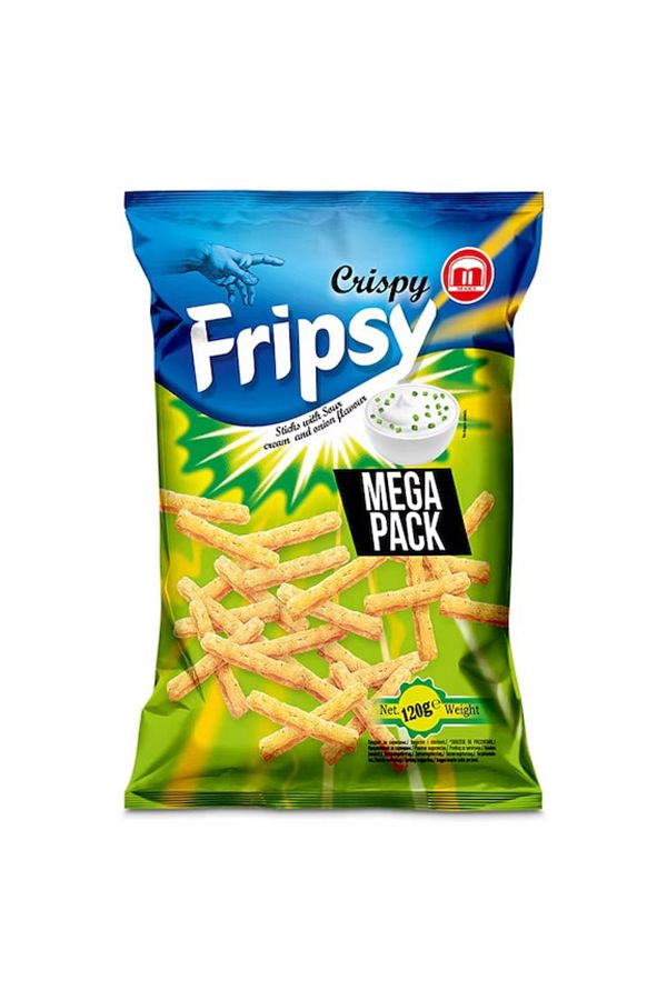 Frispy-Fripsy snacks with sour cream and onion flavor 120gr, 10 pcs 1