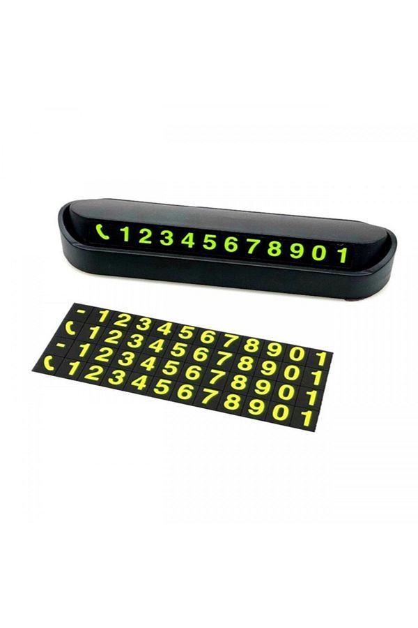 gaman-In-Car Phone Number Counter - Practical Solution for Temporary Parking 1