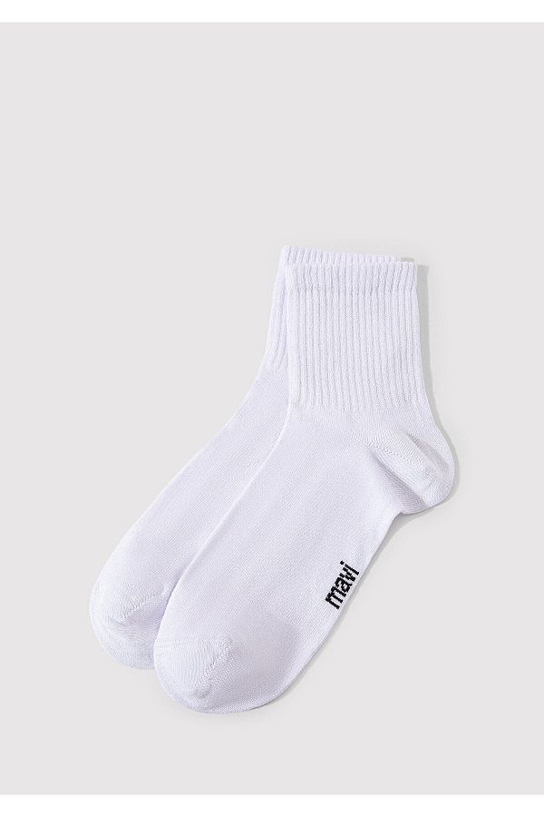 Mavi-Std 092625 -620 Model White Classic Socks 1