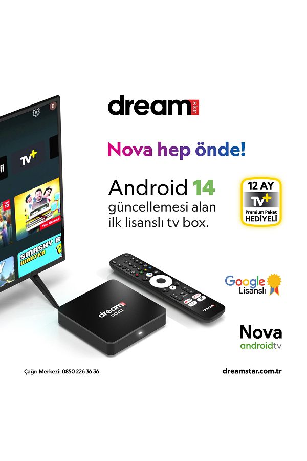 Dreamstar-Nova 4k Android 12 TV - 32GB Licensed Android Memory 1