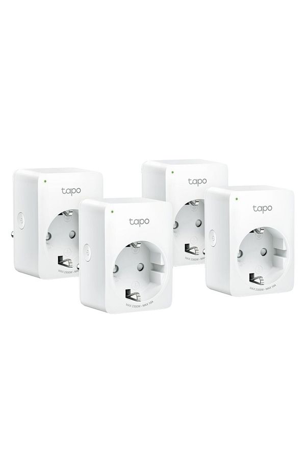 TP-LINK-Tapo P100 Mini Smart Wi-Fi Socket White Quad 1