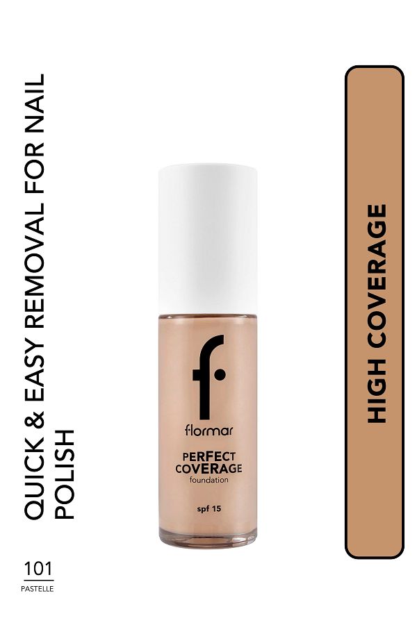 Flormar-كريم أساس بتغطية مثالية مع عامل حماية من الشمس SPF15، 101 باستيل 1