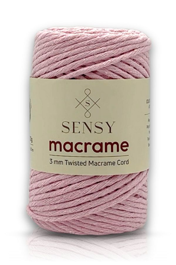 SENSY-Premium Taranan Macrame Macrame Hobby Floss Baby Pink 1