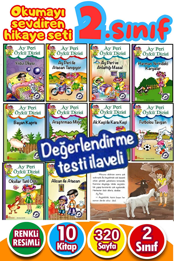 Ata Yayıncılık 2.sınıf Öğrencileri Için Okuma Kitabı Hikaye Seti Okuma Anlama Geliştirme Harry  Tonguç