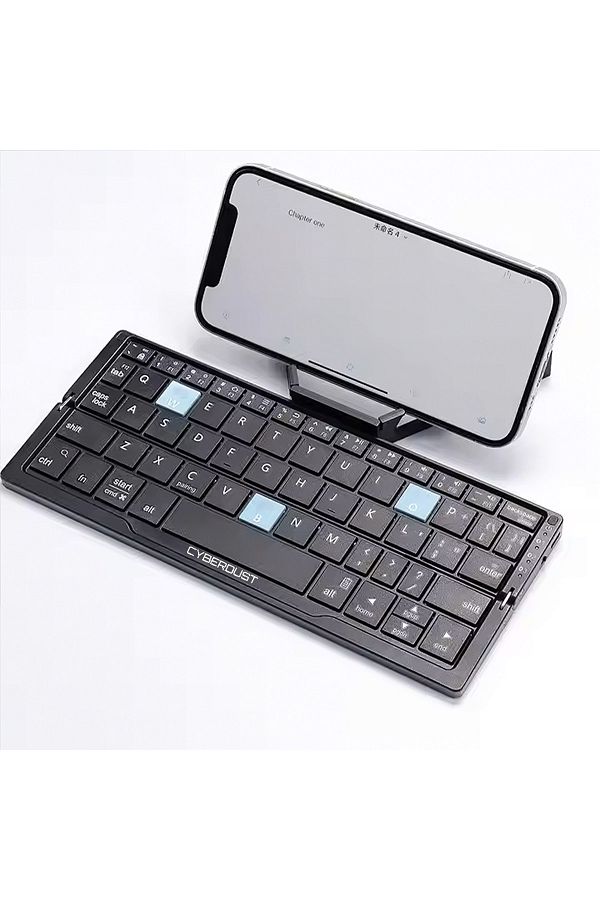 CYBERDUST-Foldable keyboard, CYBERDUST, Portable, Compact, Lightweight, Compatible with iOS and Android devices 1