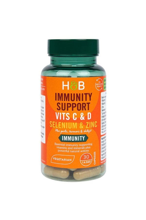 Holland & Barrett-Advanced Immunity Support Vitamin C & D Caps 30S 1